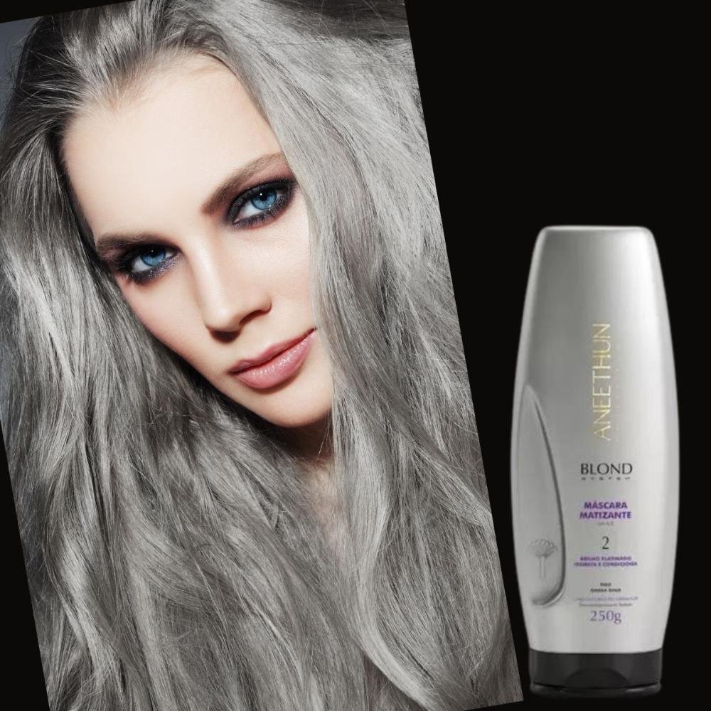 Kit Aneethun Blond System 3 Máscara Matizante 250 g 250g 7