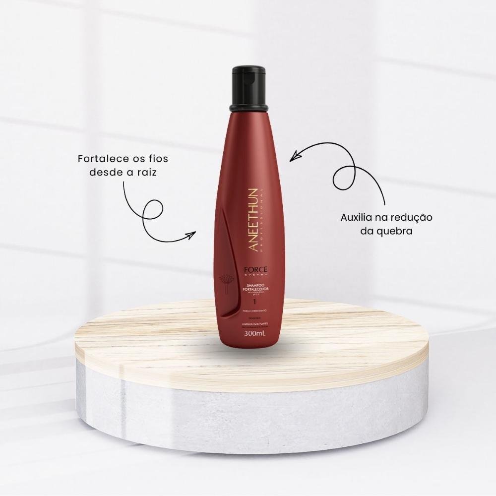 Kit Aneethun Force 2 Shampoo Fortalecedor 300 ml ÚNICO 7