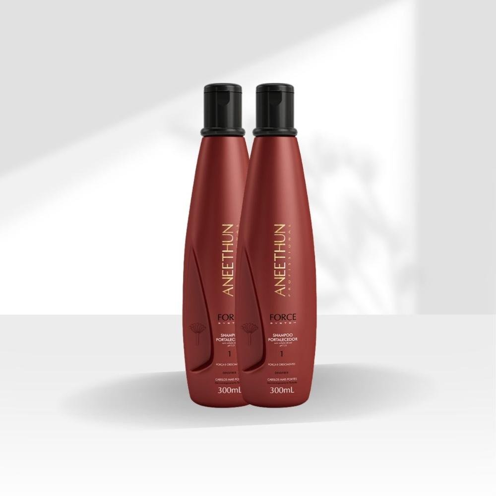 Kit Aneethun Force 2 Shampoo Fortalecedor 300 ml ÚNICO 8