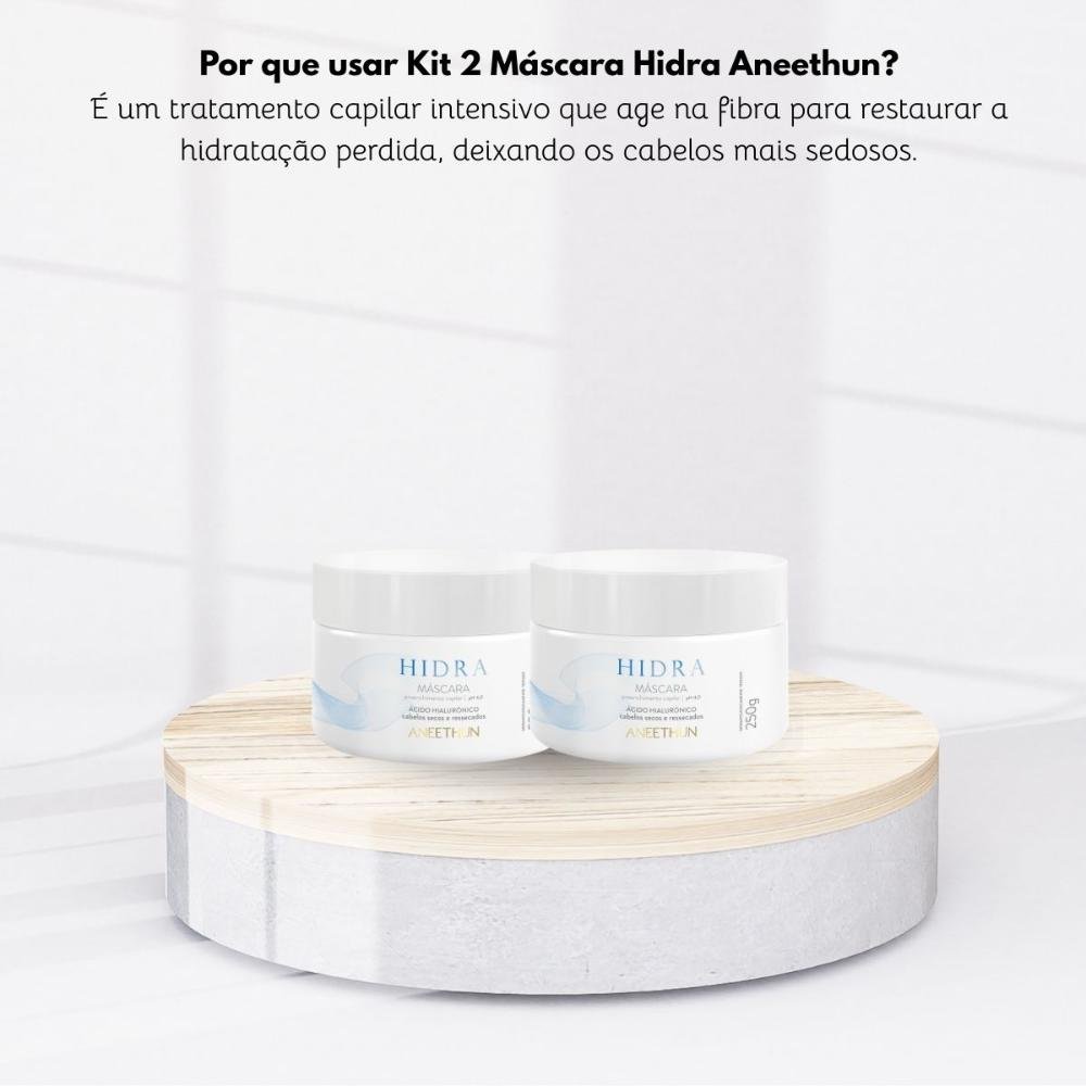 Kit Aneethun Hidra Acido Hialurônico 2 Máscara 250 g ÚNICO 8