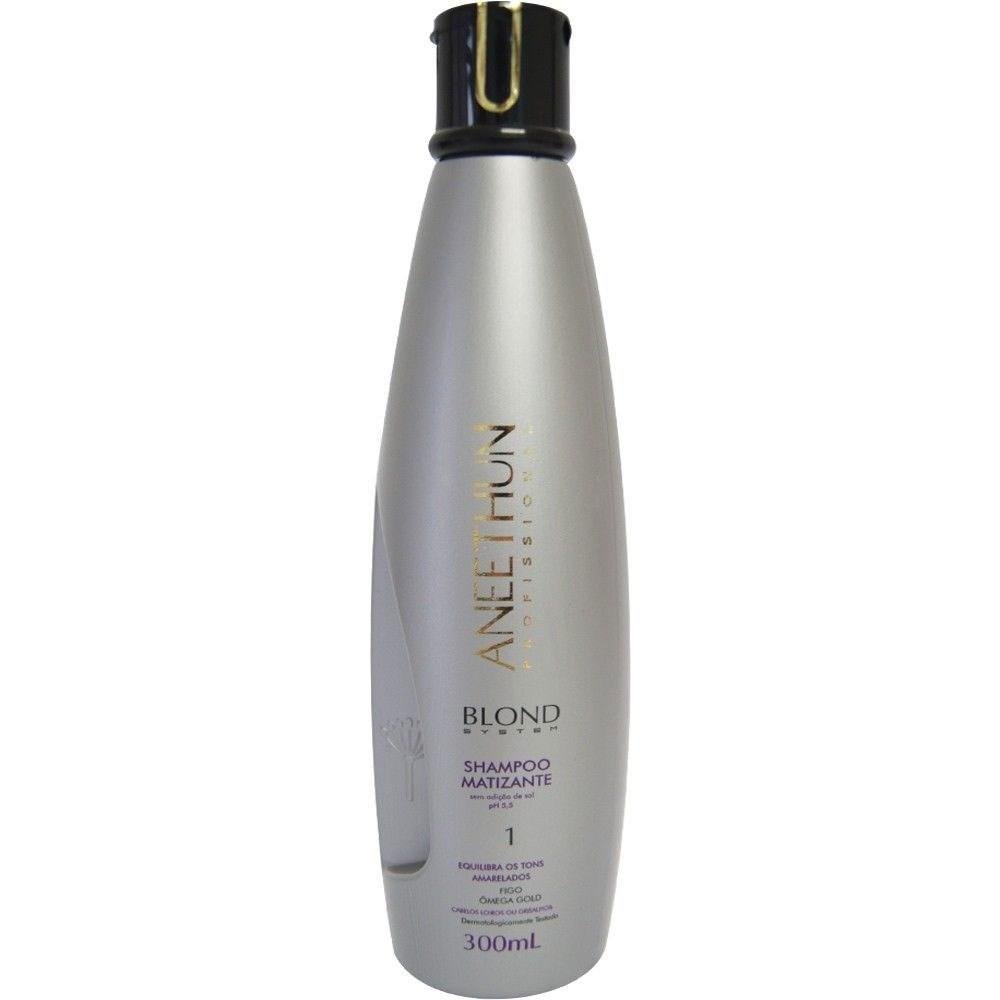 Kit Aneethun Blond System 3 Shampoo Matizador 300 ml ÚNICO 2