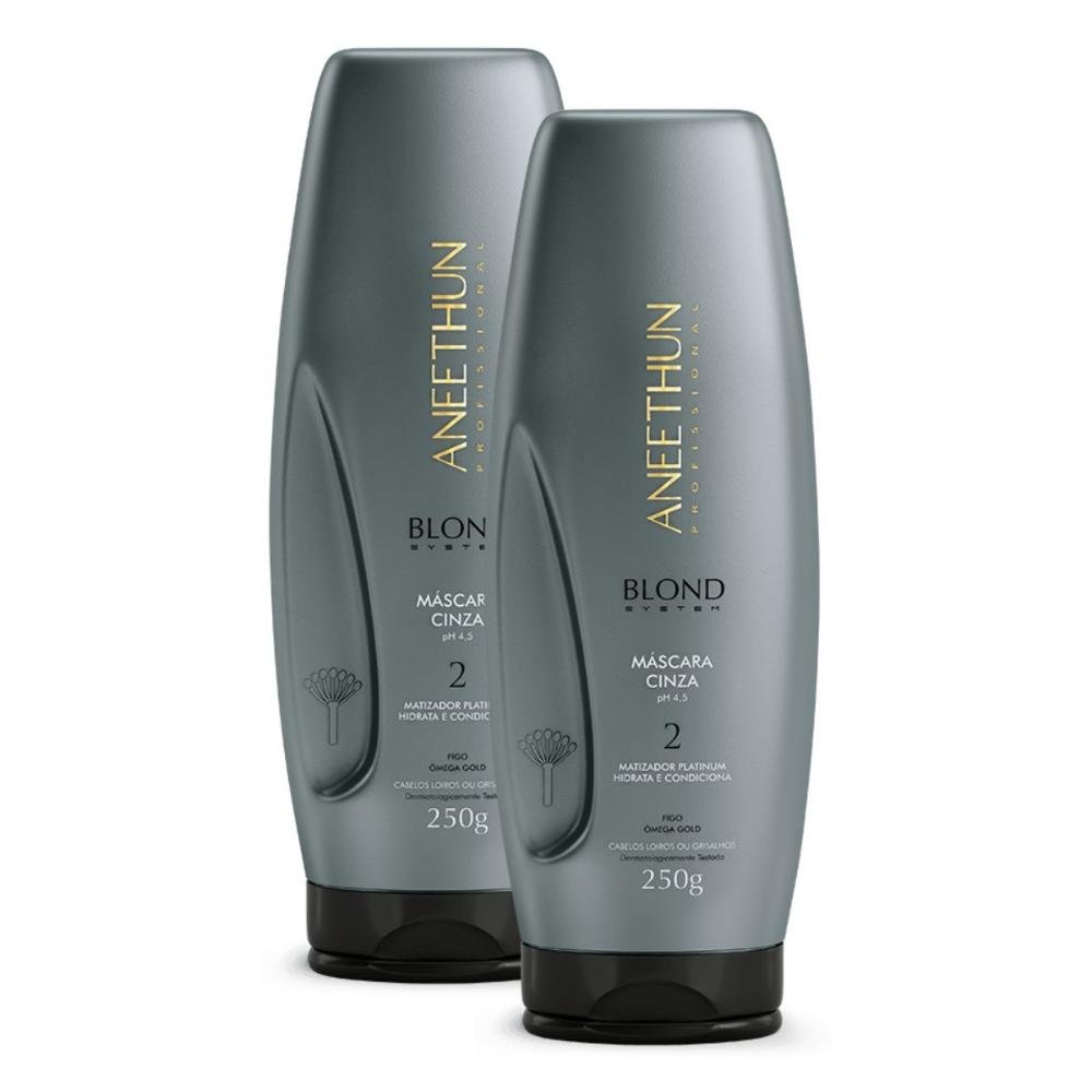 Kit Aneethun Blond System 2 Máscara Cinza 250 g