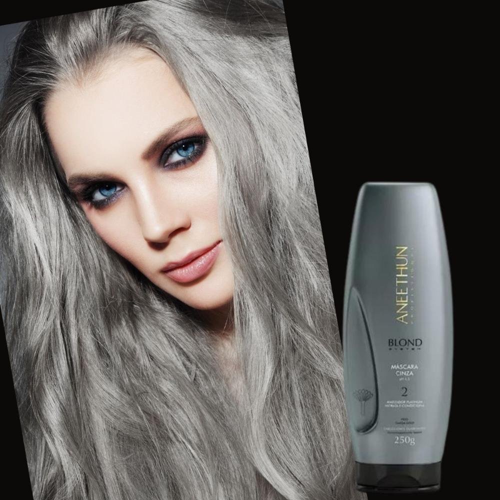 Kit Aneethun Blond System 2 Máscara Cinza 250 g ÚNICO 4