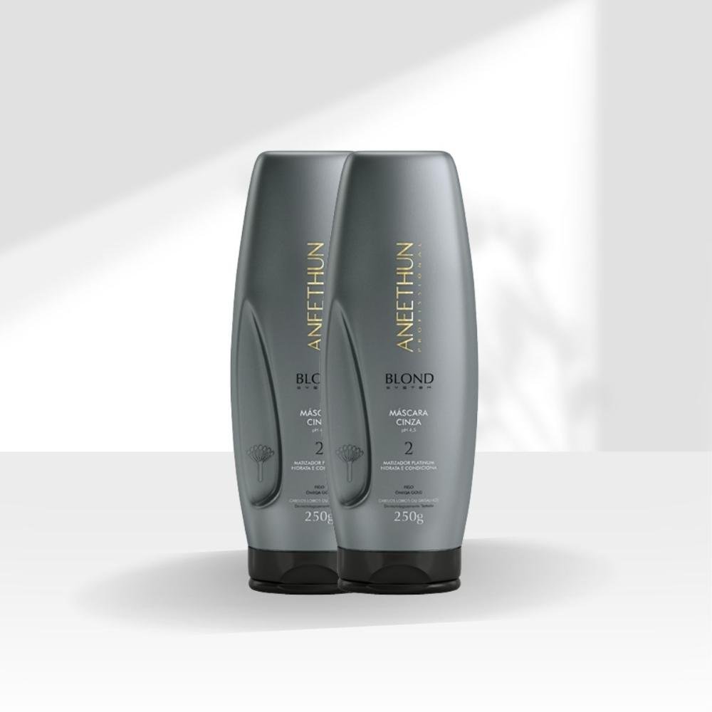 Kit Aneethun Blond System 2 Máscara Cinza 250 g ÚNICO 6