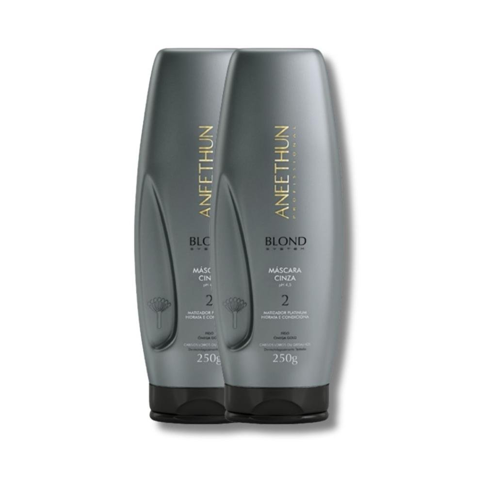 Kit Aneethun Blond System 2 Máscara Cinza 250 g ÚNICO 7