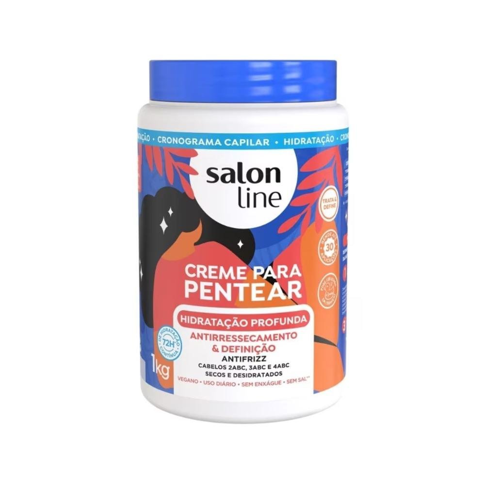 Salon Line Hidratação Profunda Creme Para Pentear 1kg