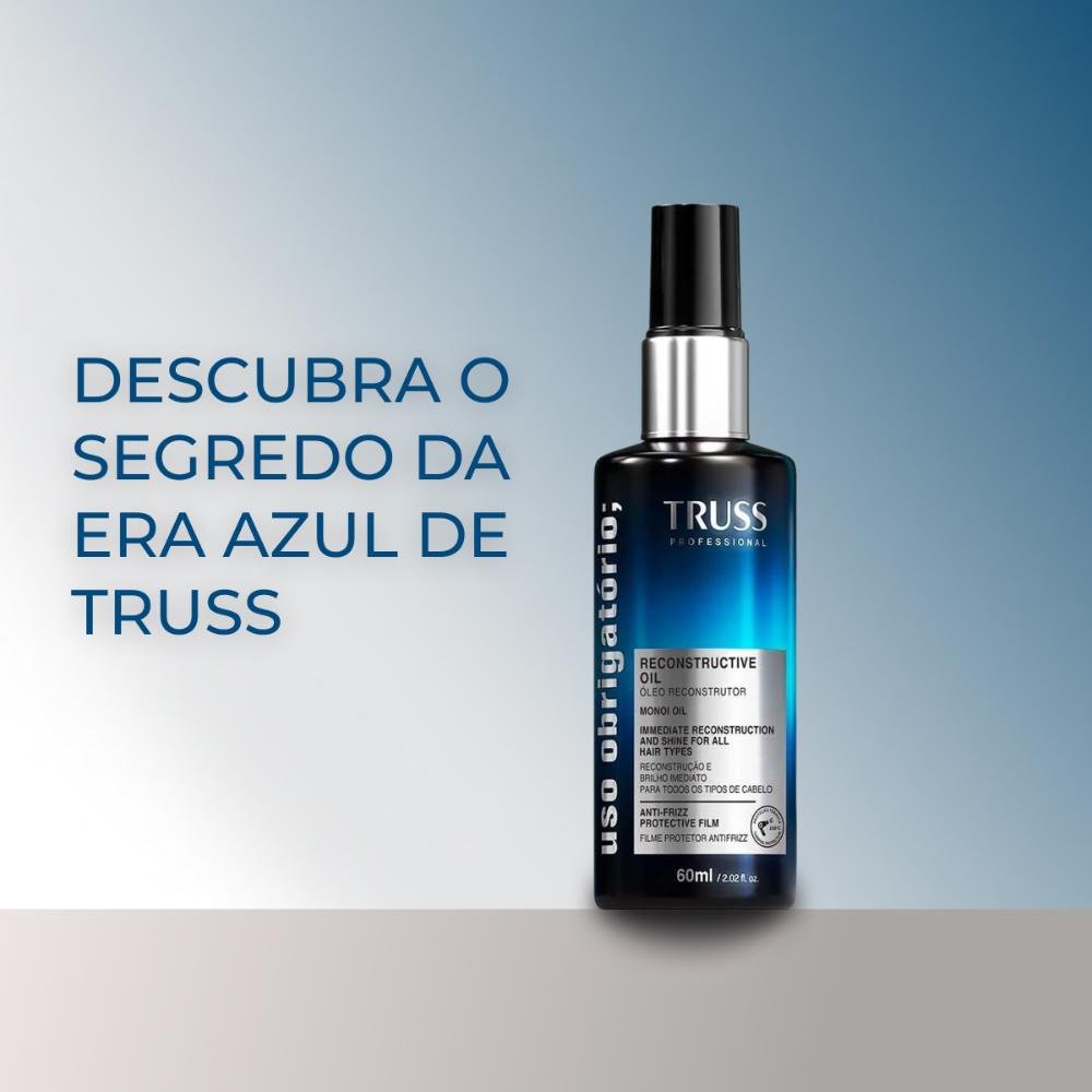 Truss Uso Obrigatório Óleo Capilar Reconstrutor 60ml 60ml 4