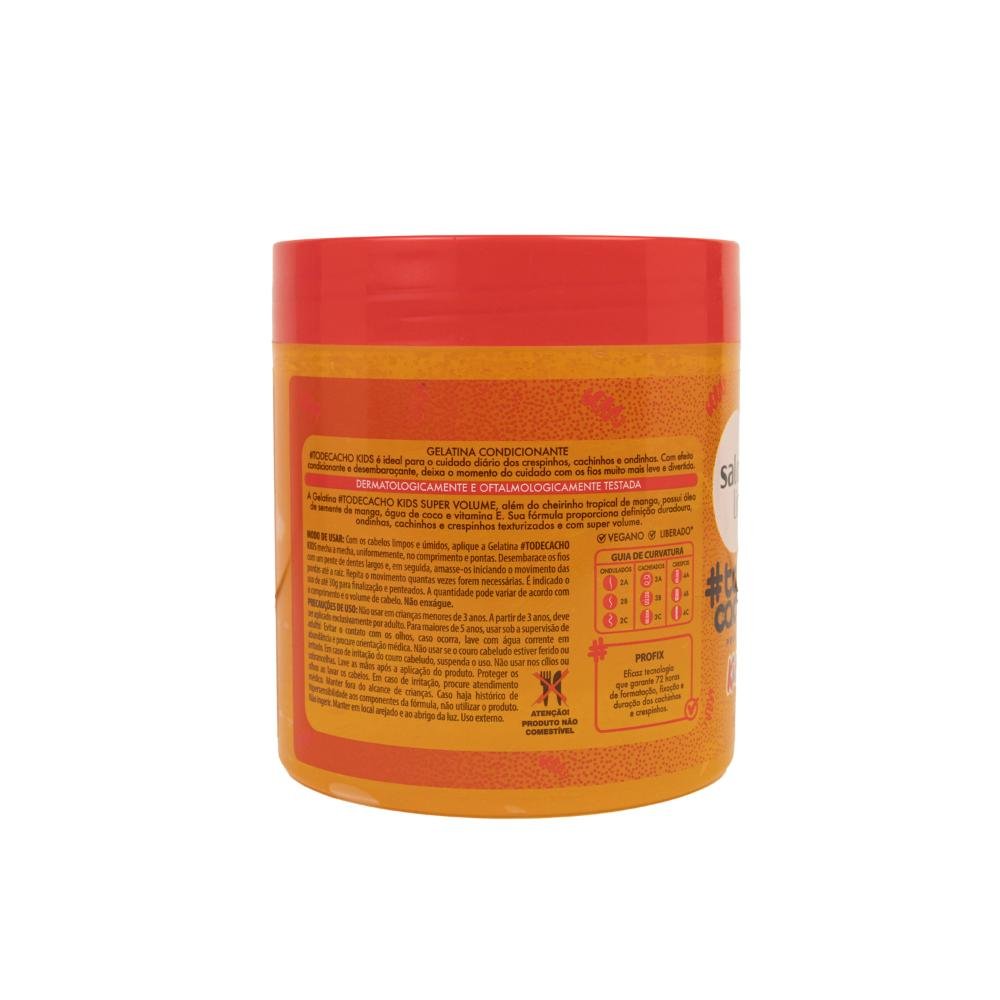 Salon Line #todecacho Super Volume Manga Gelatina 550ml 550ml 4