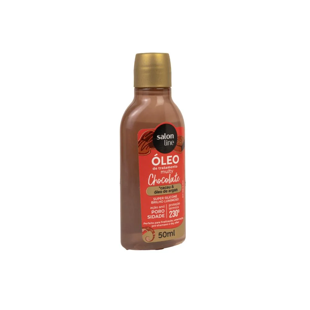 Salon Line Multy Chocolate Tratamento Óleo 50ml 50ml 2