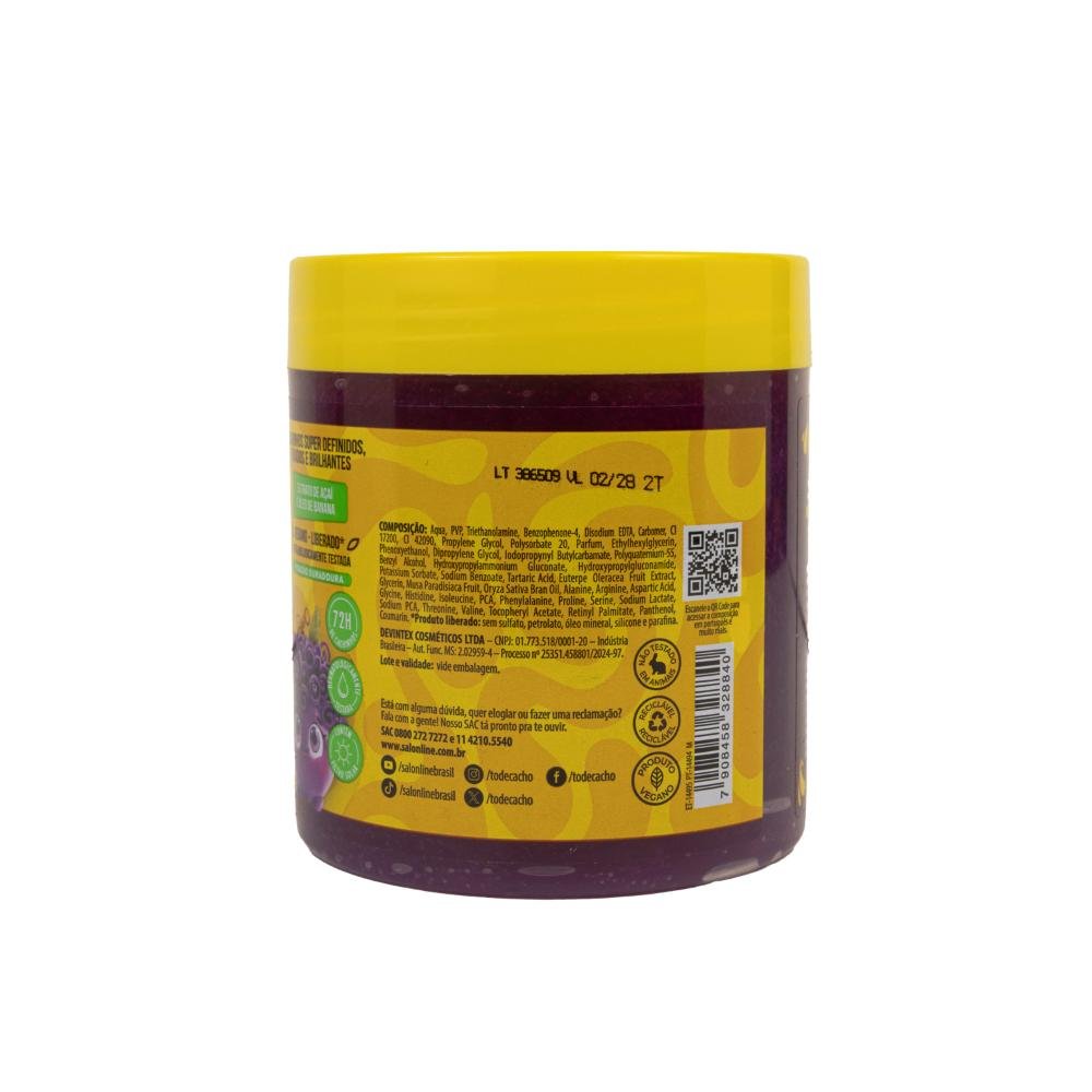Salon Line #todecacho Açai Gelatina Definidora 550ml 550ml 4
