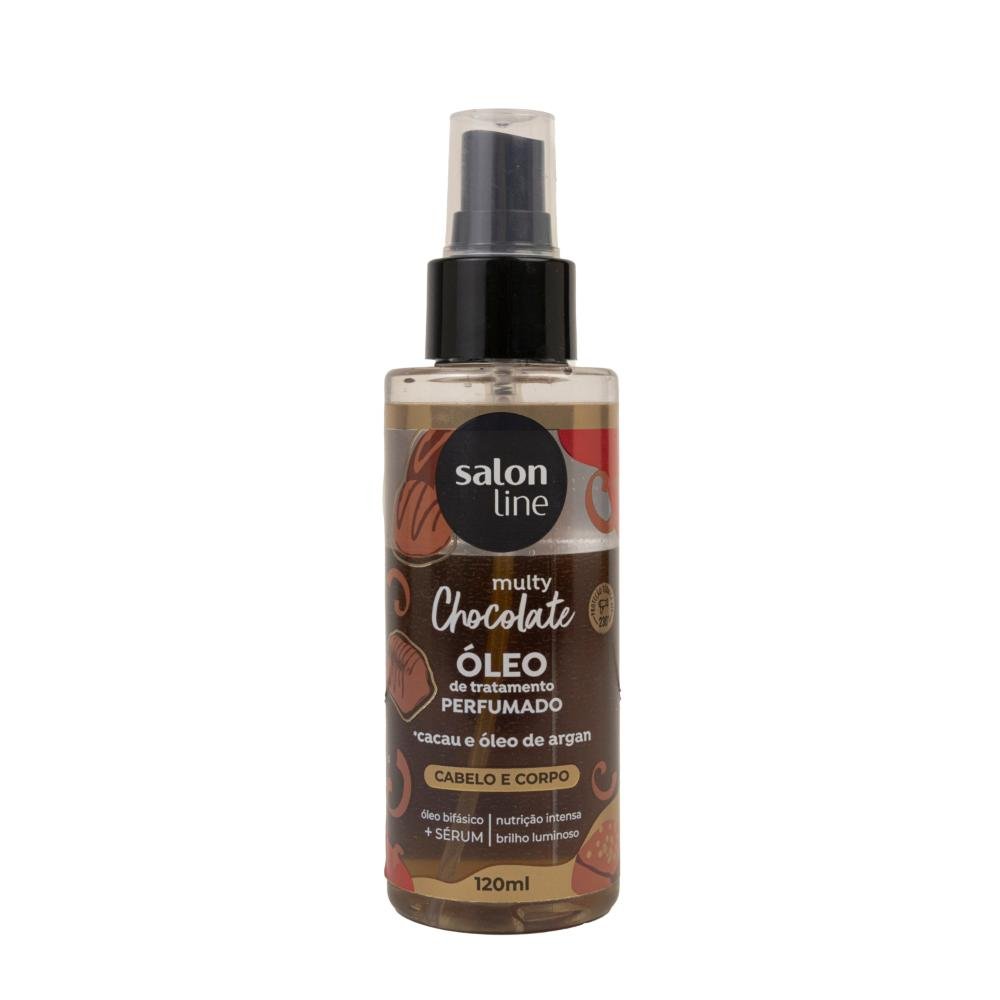 Salon Line Multy Chocolate Cabelo e Corpo Óleo 120ml