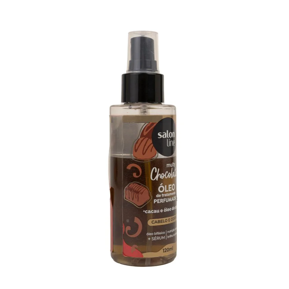 Salon Line Multy Chocolate Cabelo e Corpo Óleo 120ml 120ml 2