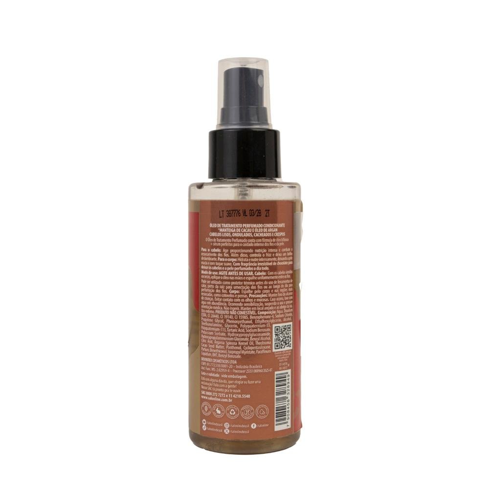 Salon Line Multy Chocolate Cabelo e Corpo Óleo 120ml 120ml 3