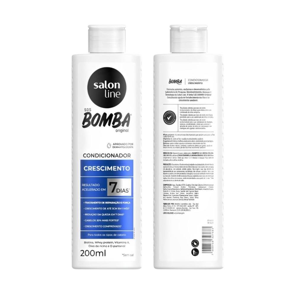 Salon Line S.O.S Bomba Original Kit Crescimento Capilar  ÚNICO 2