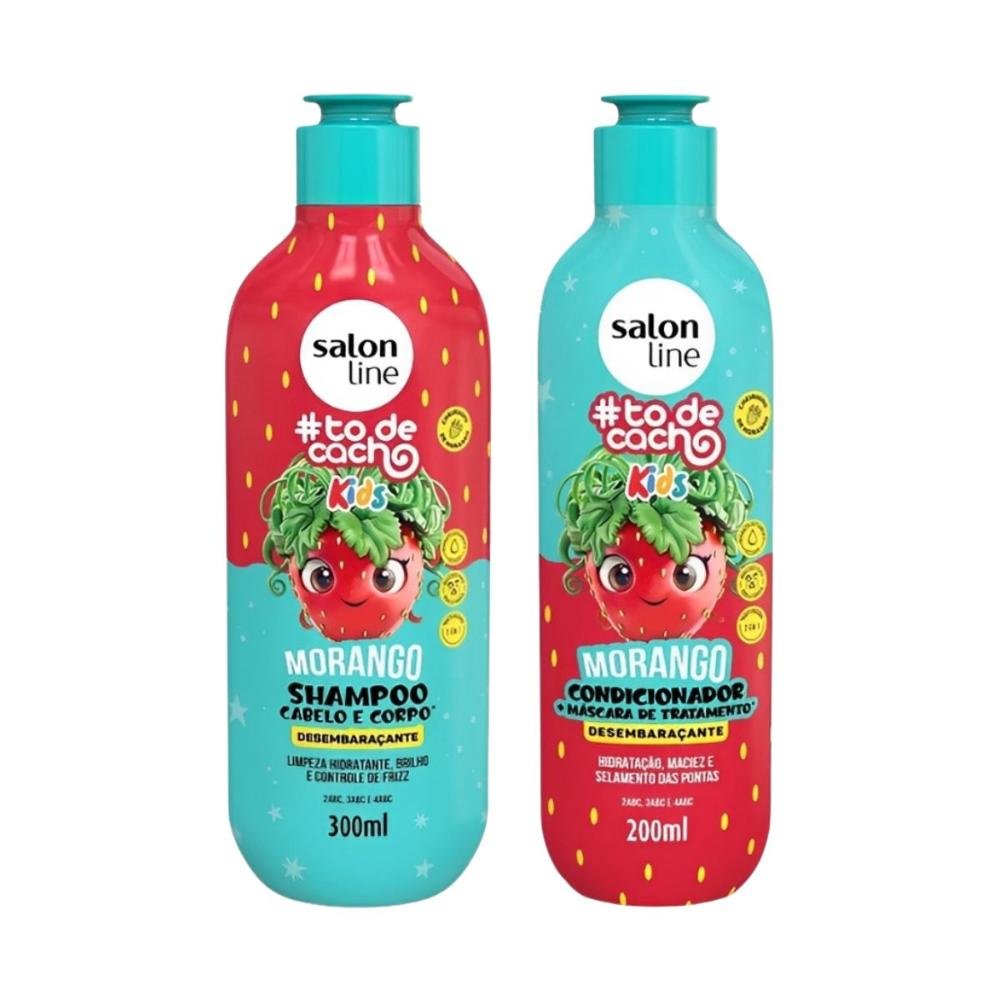 Salon Line #todecacho Morango Kit Shampoo e Condicionador ÚNICO 2