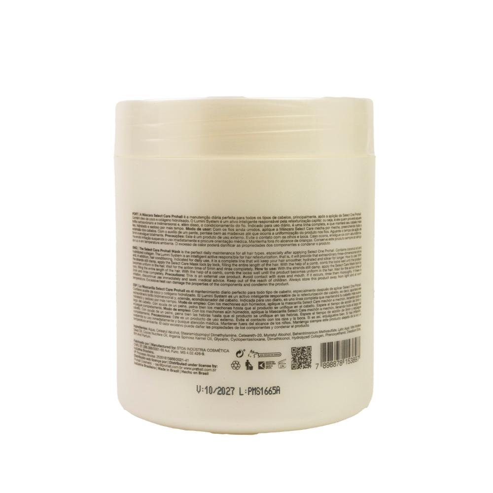Prohall Cosmetic Select Care Hidratação Máscara 500g 500g 2