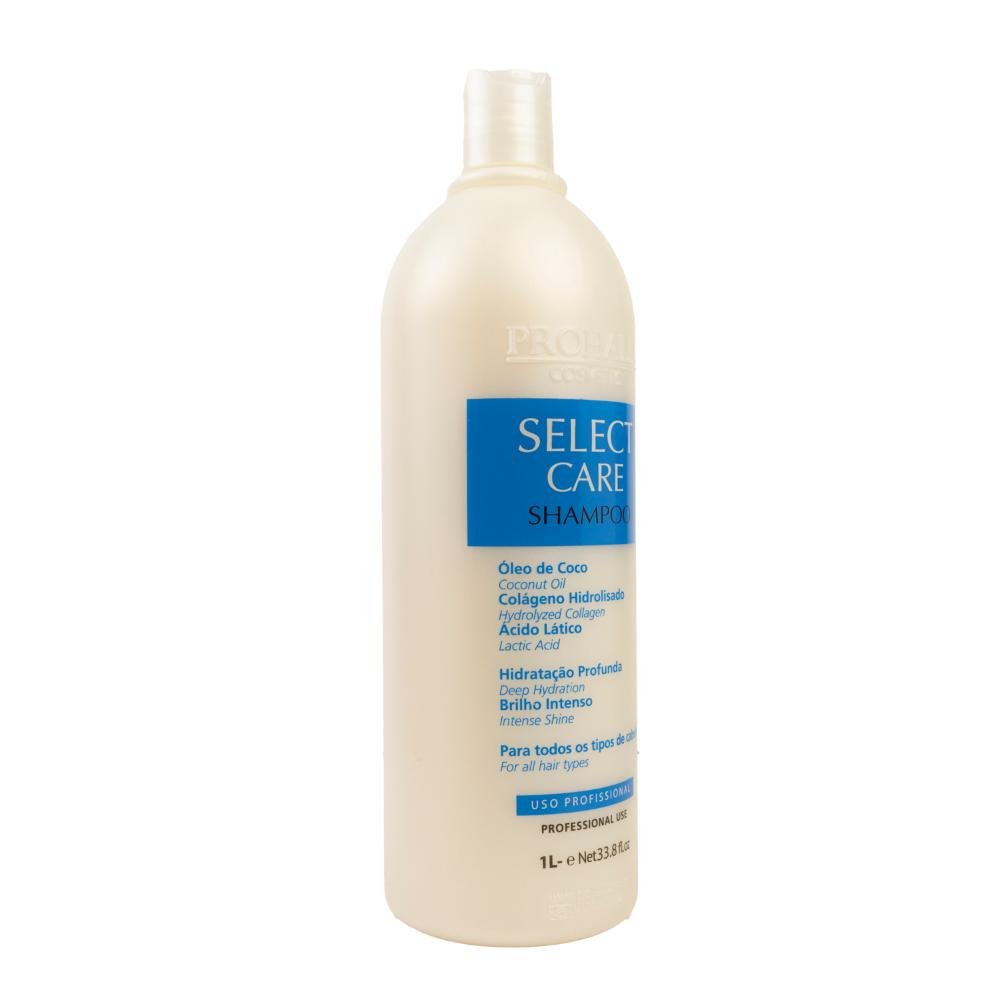Prohall Cosmetic Select Care Profissional Shampoo 1000ml 1L 2