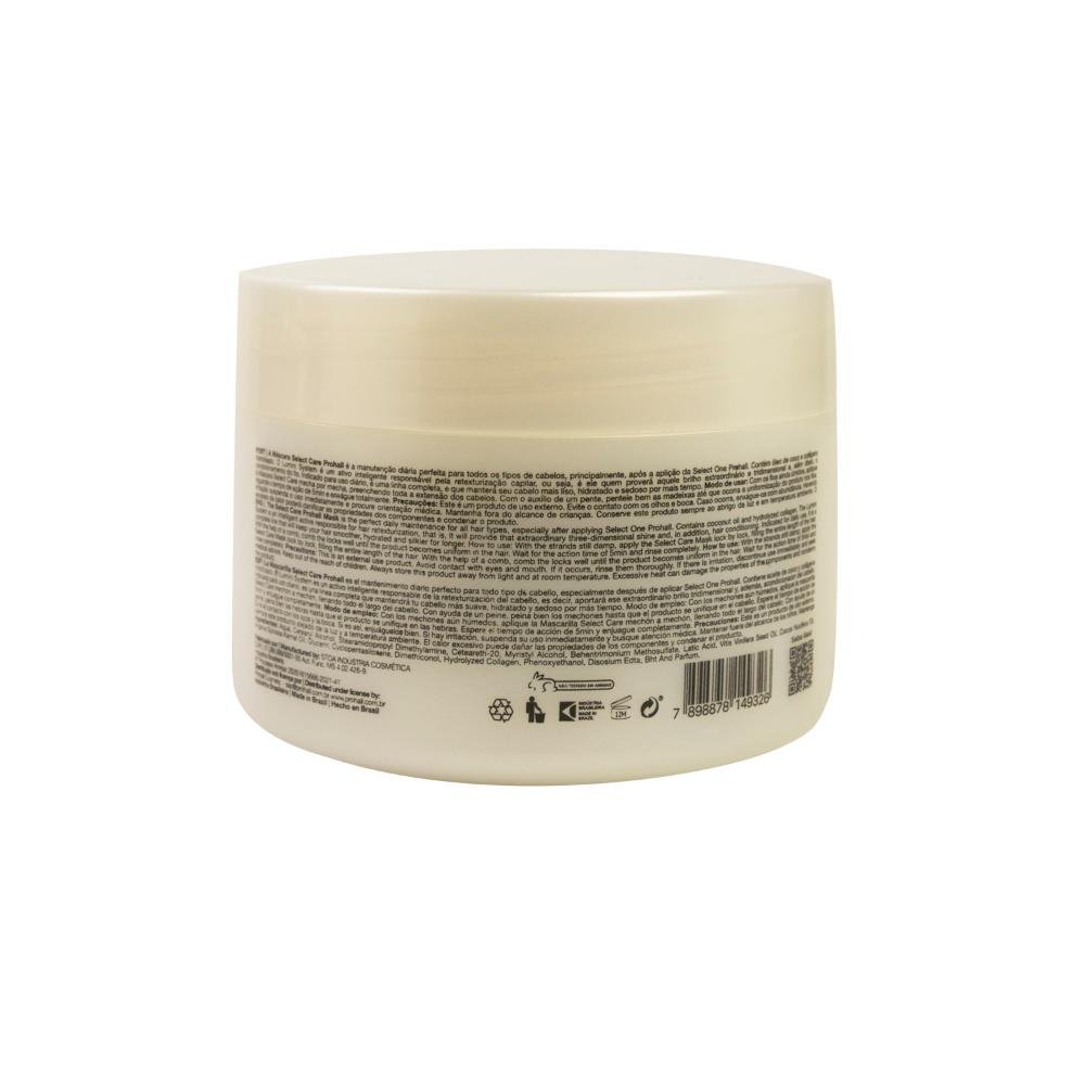 Prohall Cosmetic Select Care Hidratação Máscara 300g 300g 2