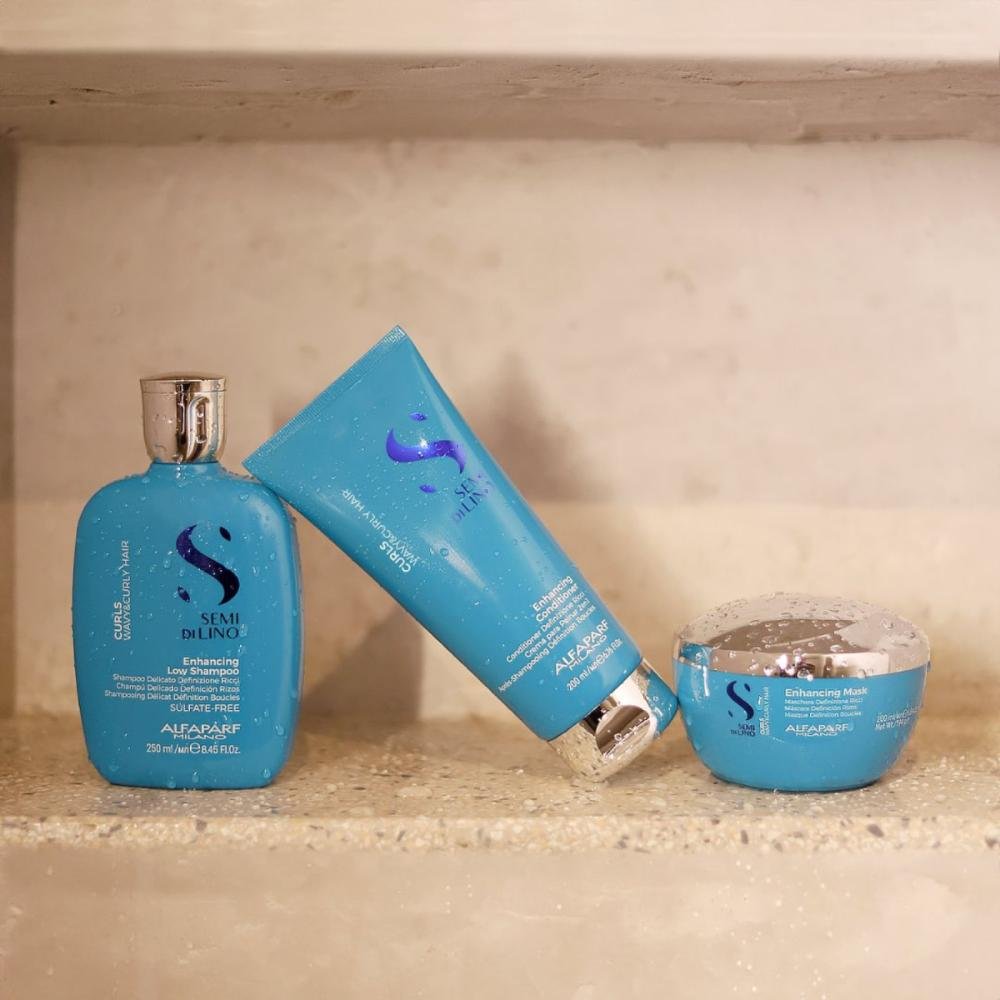 Alfaparf Semi di Lino Curls Kit 3 Ativadores de Cachos 125ml ÚNICO 4