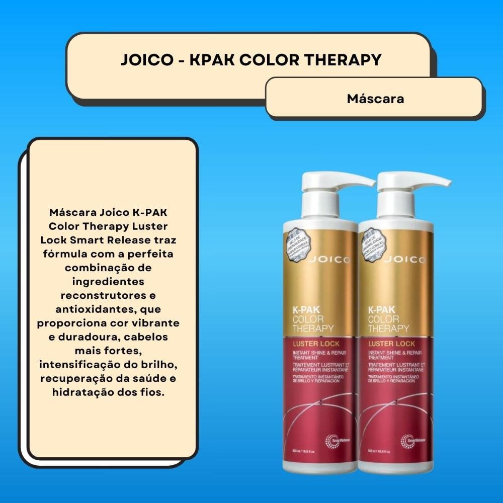 Joico K-PAK Color Therapy Luster Lock Kit 2 Máscara 500ml ÚNICO 2