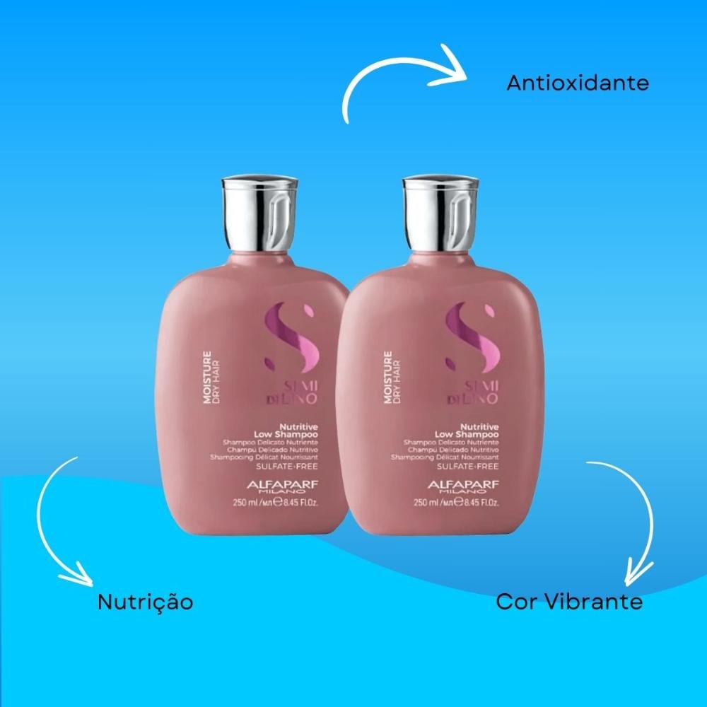 Alfaparf Semi Di Lino Moisture Nutritive Kit 2 Shampoo 250ml ÚNICO 9