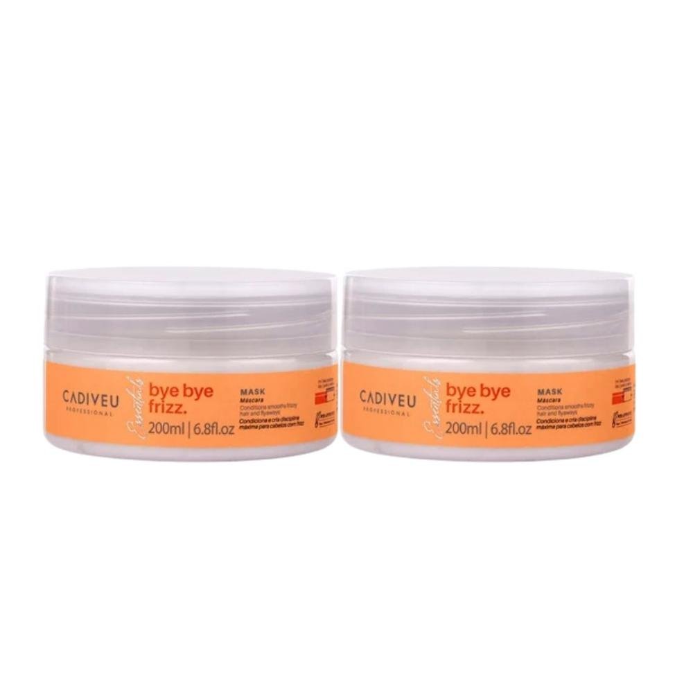 Cadiveu Bye Bye Frizz Mask Kit 2 Máscara Capilar 200ml ÚNICO 2