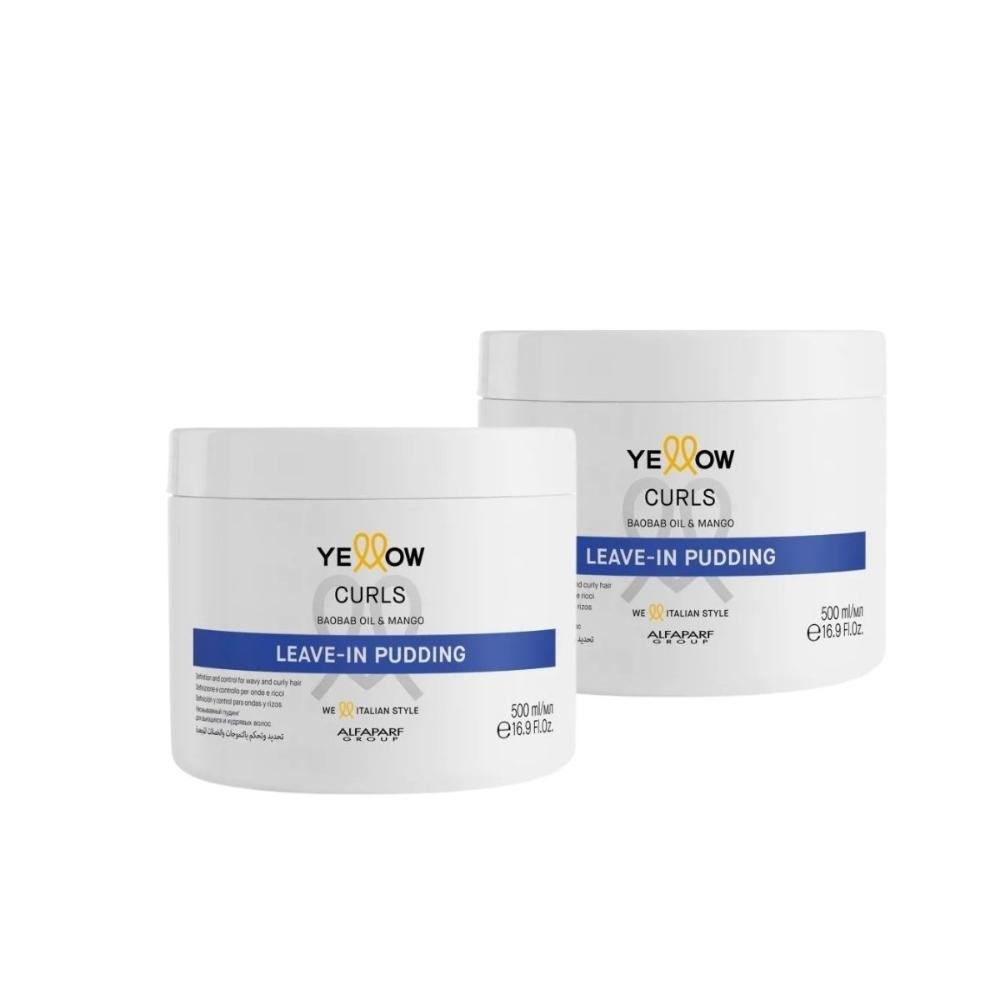 Alfaparf Yellow Curls Kit 2 Leave-in Pudding 500g ÚNICO 1