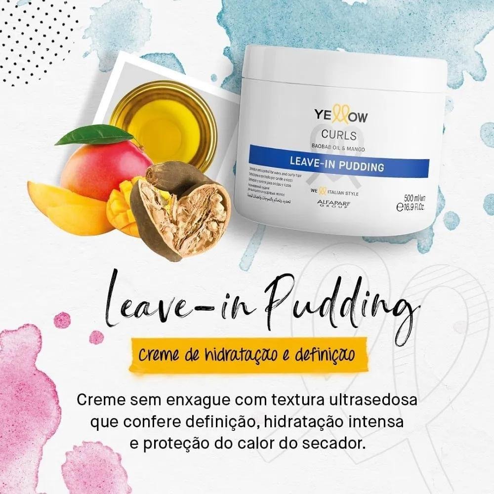 Alfaparf Yellow Curls Kit 2 Leave-in Pudding 500g ÚNICO 3