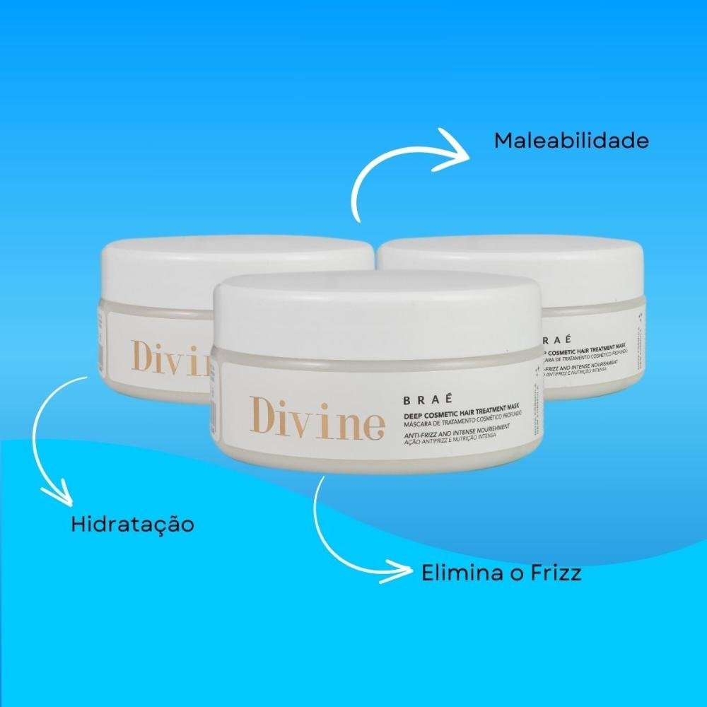 Kit Braé Divine 3 Máscara Capilar 200 g ÚNICO 4