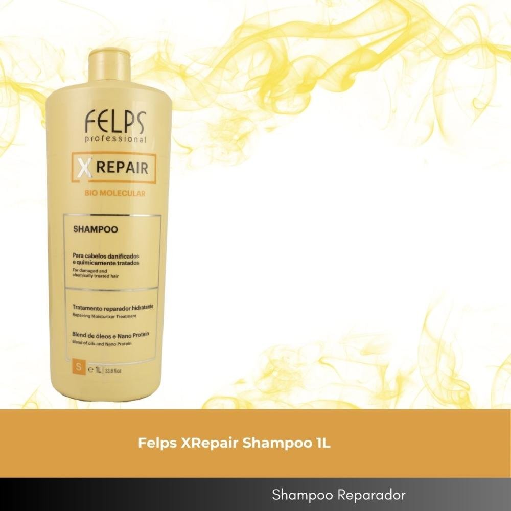 Shampoo Felps X Repair Bio Molecular 1 Litro 1L 2