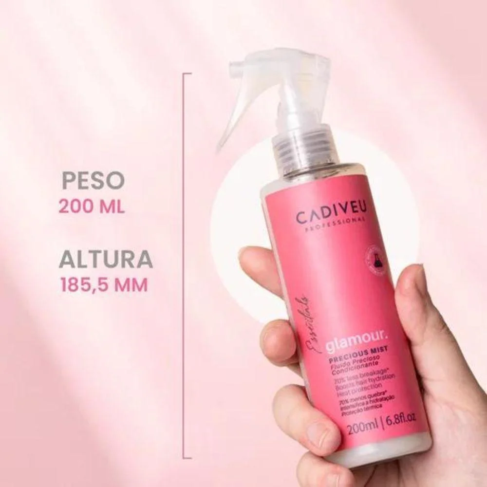 Cadiveu Profissonal Glamour Kit 2 Fluído Precioso 200ml ÚNICO 4
