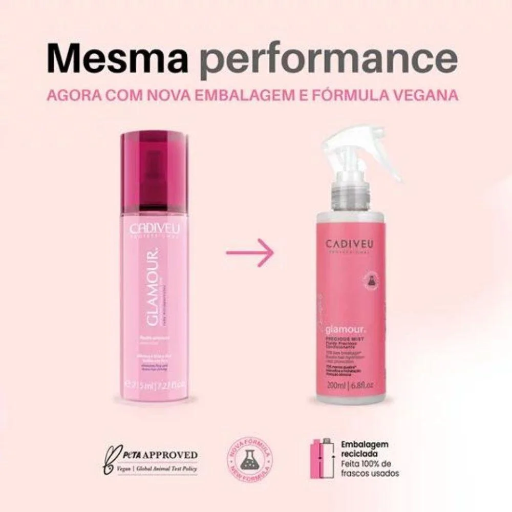 Cadiveu Profissonal Glamour Kit 2 Fluído Precioso 200ml ÚNICO 5