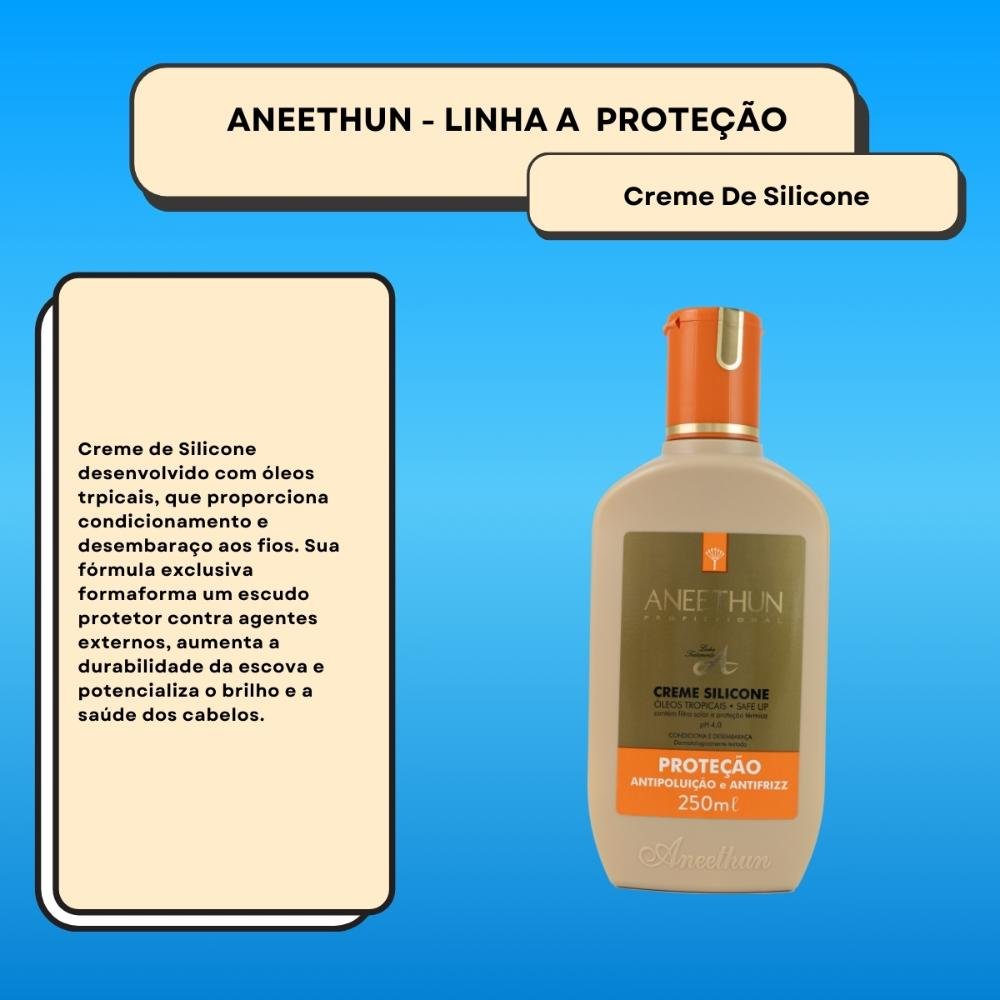 Leave-in Aneethun Linha A Creme de Silicone Proteçao 250 ml 250ml 2