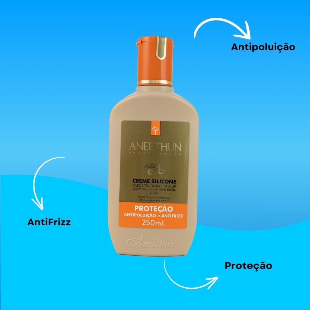 Leave-in Aneethun Linha A Creme de Silicone Proteçao 250 ml 250ml 4