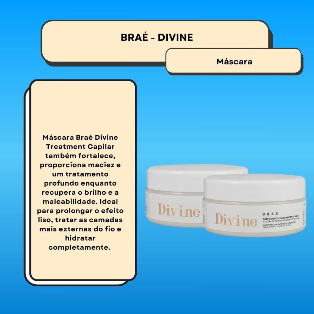 Kit Braé Divine 2 Máscara Capilar 200 g ÚNICO 2