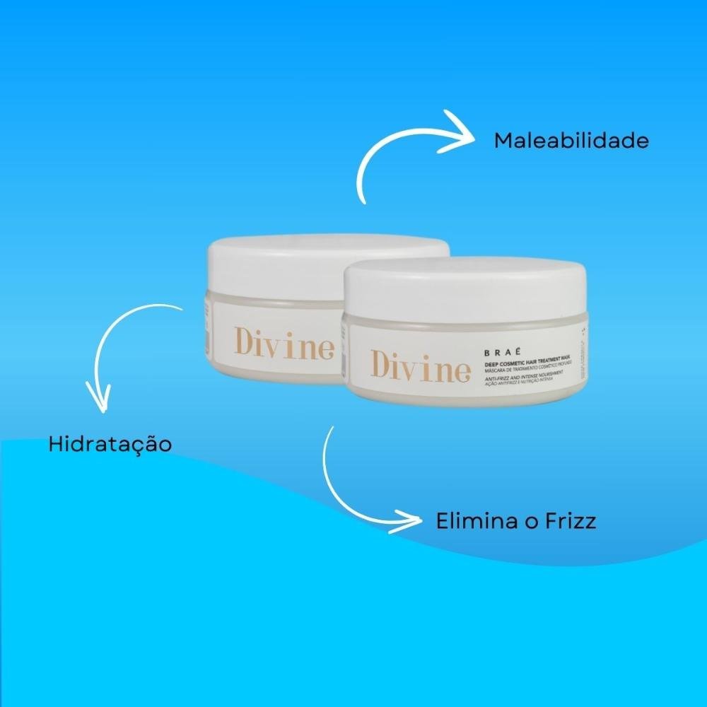 Kit Braé Divine 2 Máscara Capilar 200 g ÚNICO 4