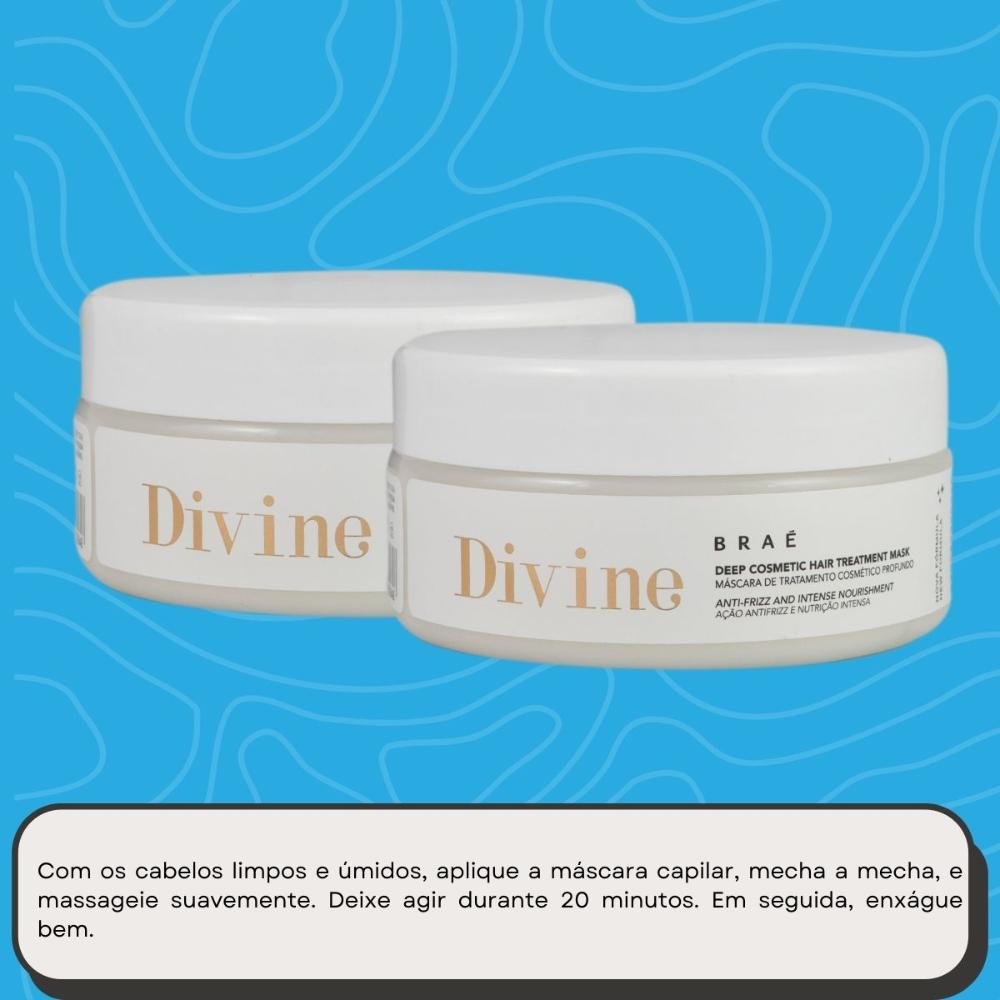 Kit Braé Divine 2 Máscara Capilar 200 g ÚNICO 5