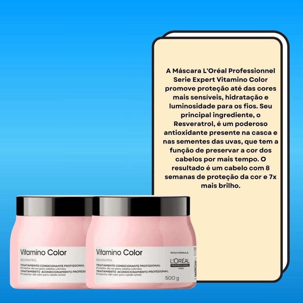 L'Oréal Professionnel Vitamino Color Kit 2 Máscara 500g ÚNICO 3