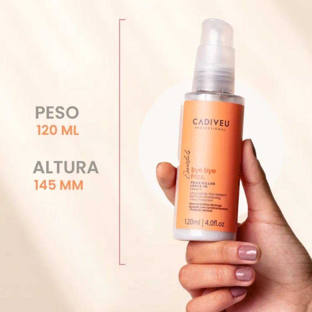 Cadiveu Bye Bye Frizz Killer Kit 2 Leave-In 120ml ÚNICO 3