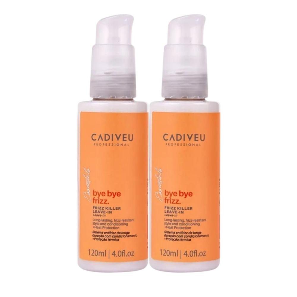 Cadiveu Bye Bye Frizz Killer Kit 2 Leave-In 120ml ÚNICO 6