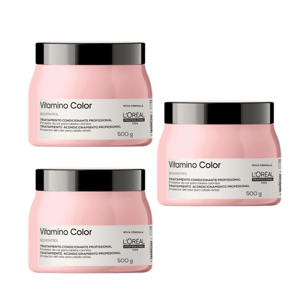 L'Oréal Professionnel Vitamino Color Kit 3 Máscara 500g ÚNICO 6