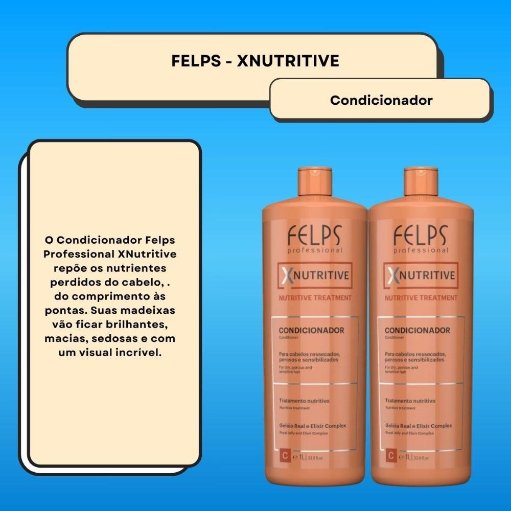 Felps XNutritive Kit 2 Condicionador 1L ÚNICO 2