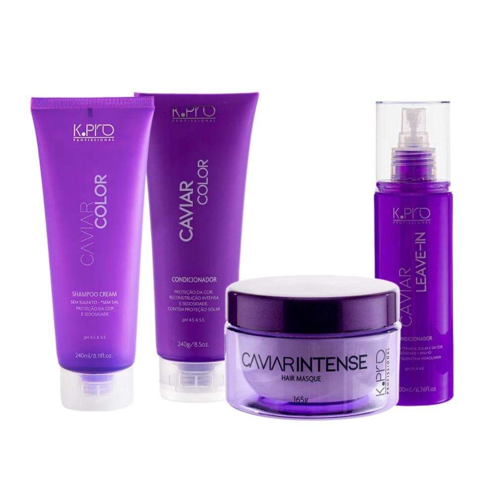 Kit K.Pro Caviar Color Home Care (4 Produtos)