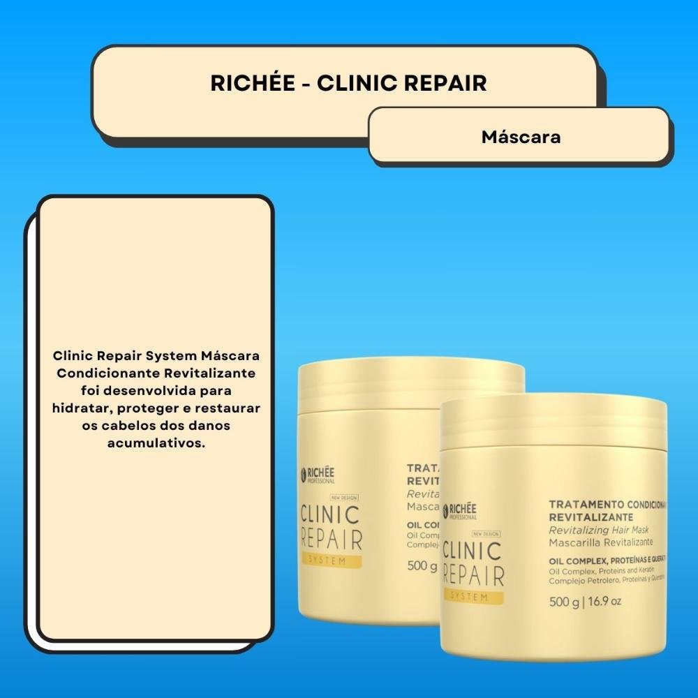 Richée Clinic Repair System Kit 2 Máscara 500g ÚNICO 6