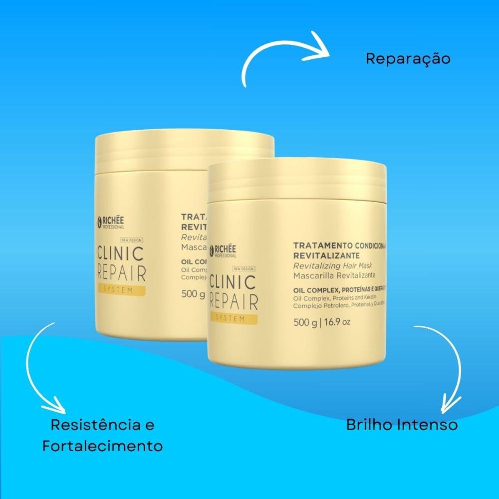 Richée Clinic Repair System Kit 2 Máscara 500g ÚNICO 8