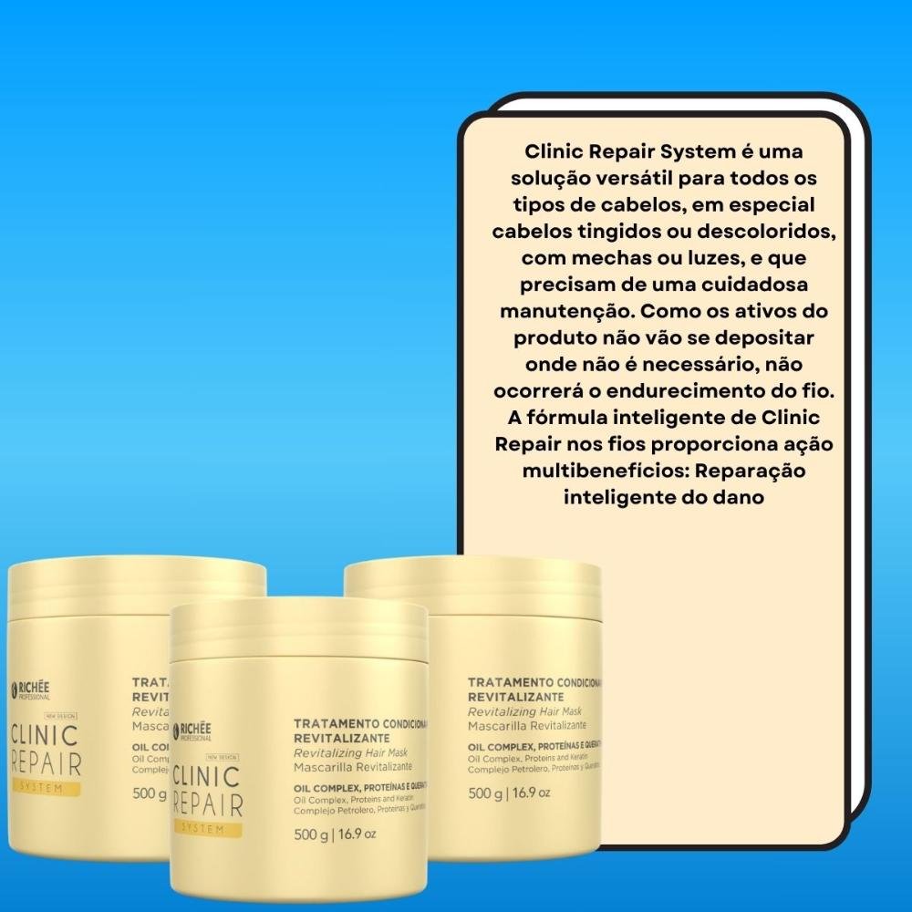 Richée Clinic Repair System Kit 3 Máscara 500g 500g 7