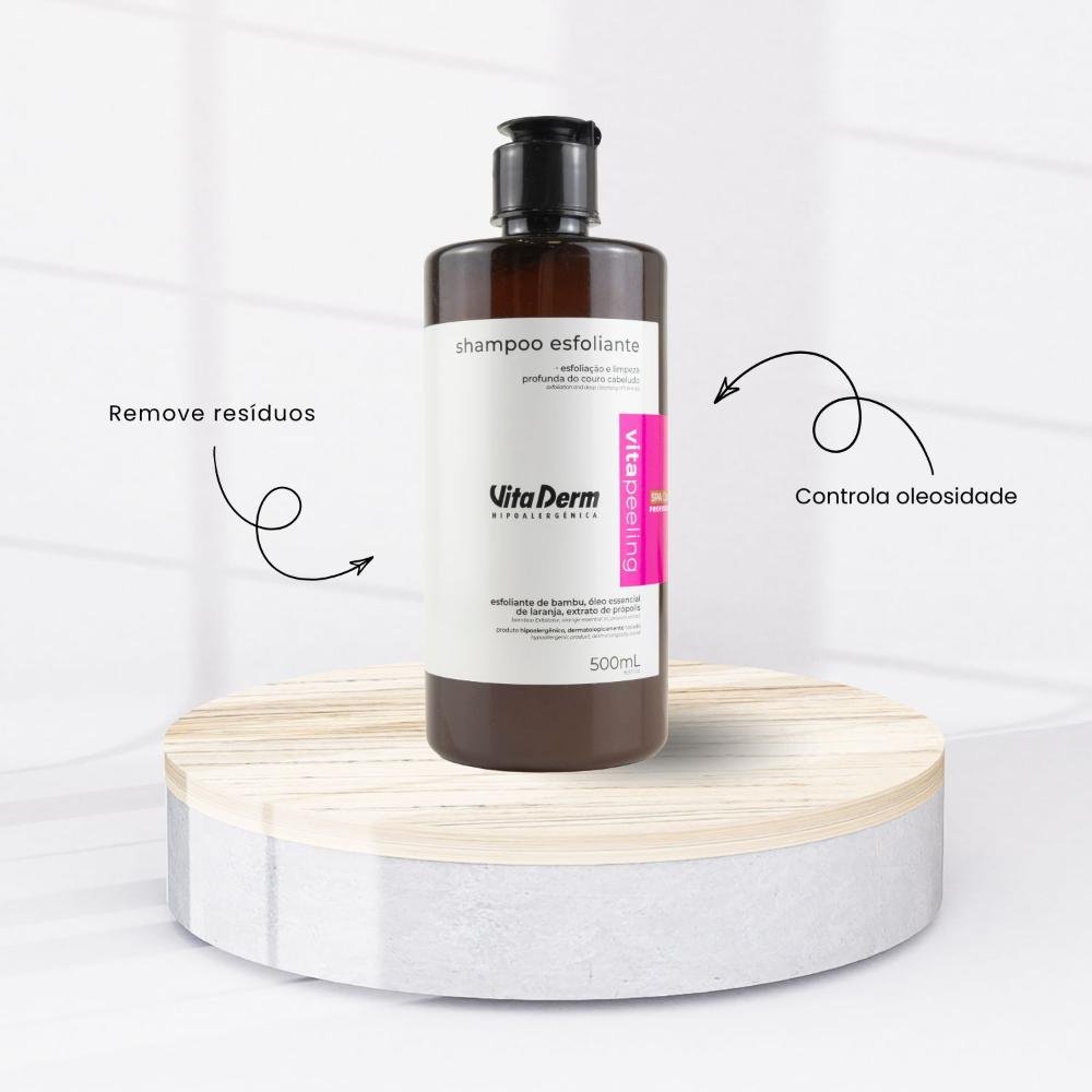 Vita Derm Vita Peeling Shampoo Esfoliante 500ml 500ml 2
