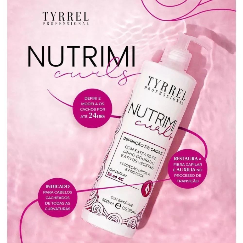 Leave-in Tyrrel Nutrimi Curls Definidor de Cachos para Cabelo Cacheado 500 ml 500ml 2