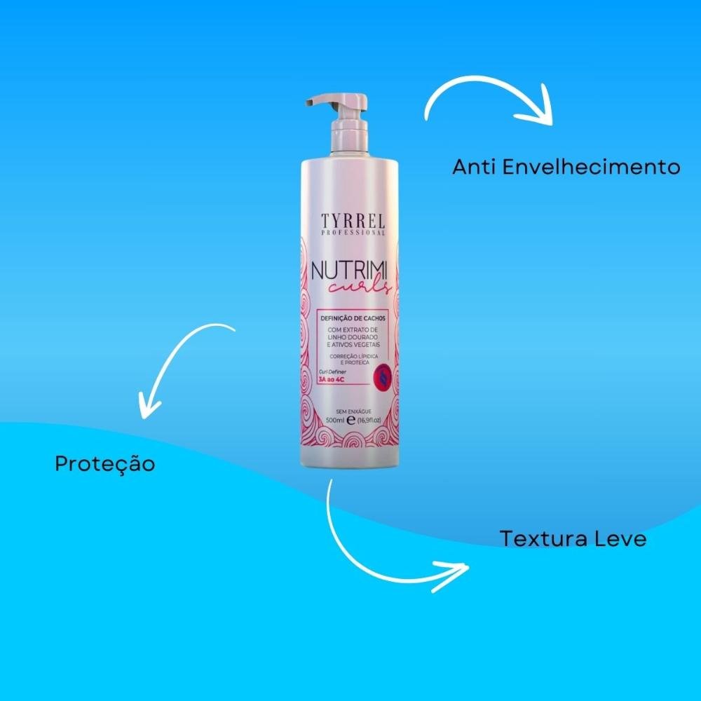Leave-in Tyrrel Nutrimi Curls Definidor de Cachos para Cabelo Cacheado 500 ml 500ml 4