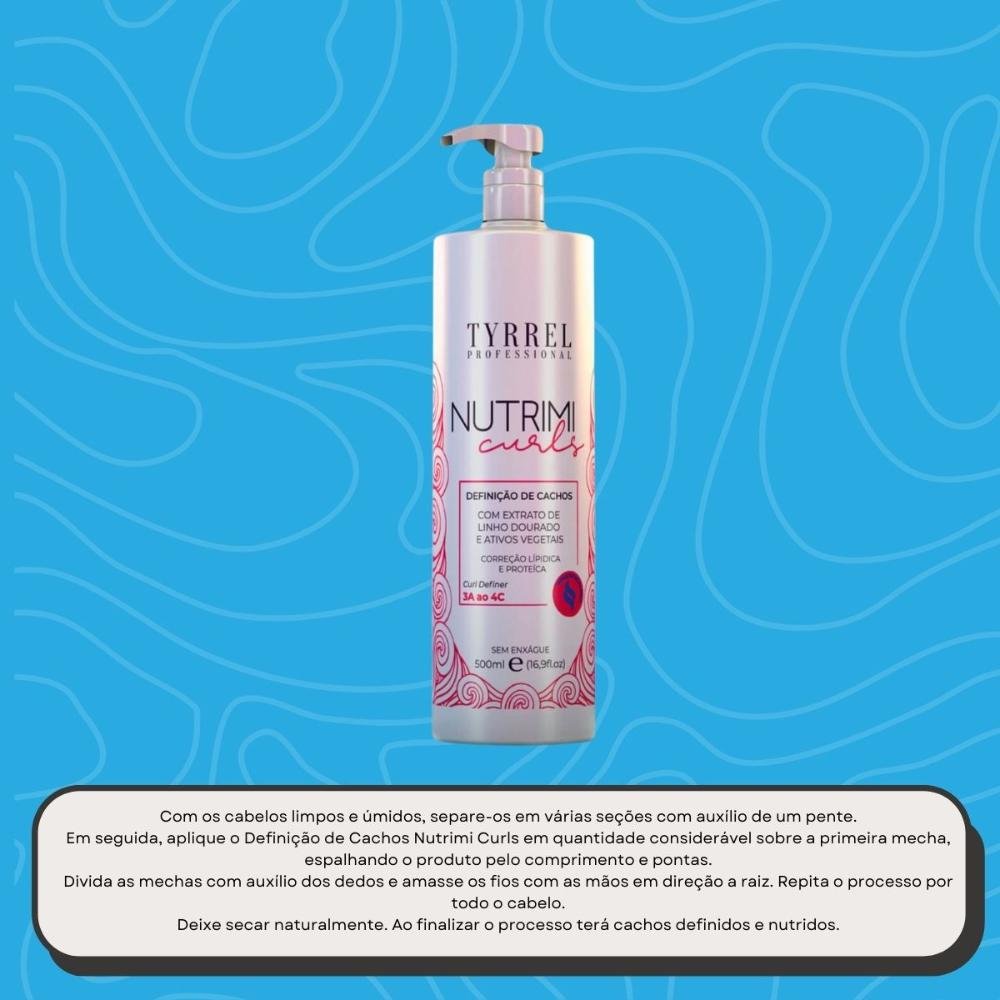 Leave-in Tyrrel Nutrimi Curls Definidor de Cachos para Cabelo Cacheado 500 ml 500ml 5